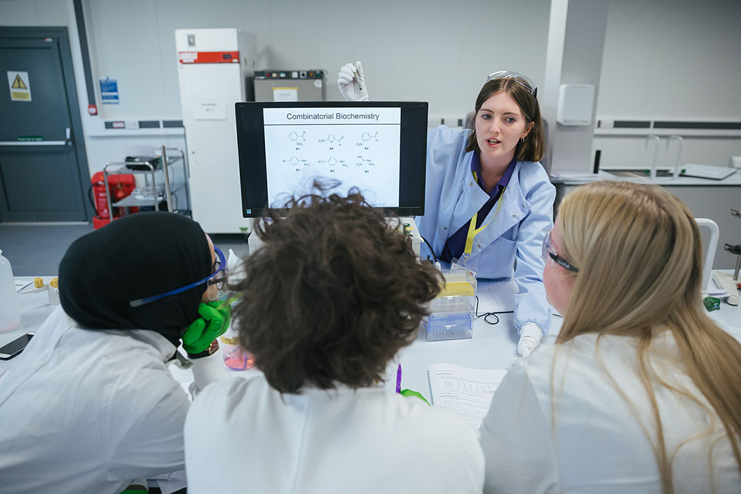 Students in a classroom